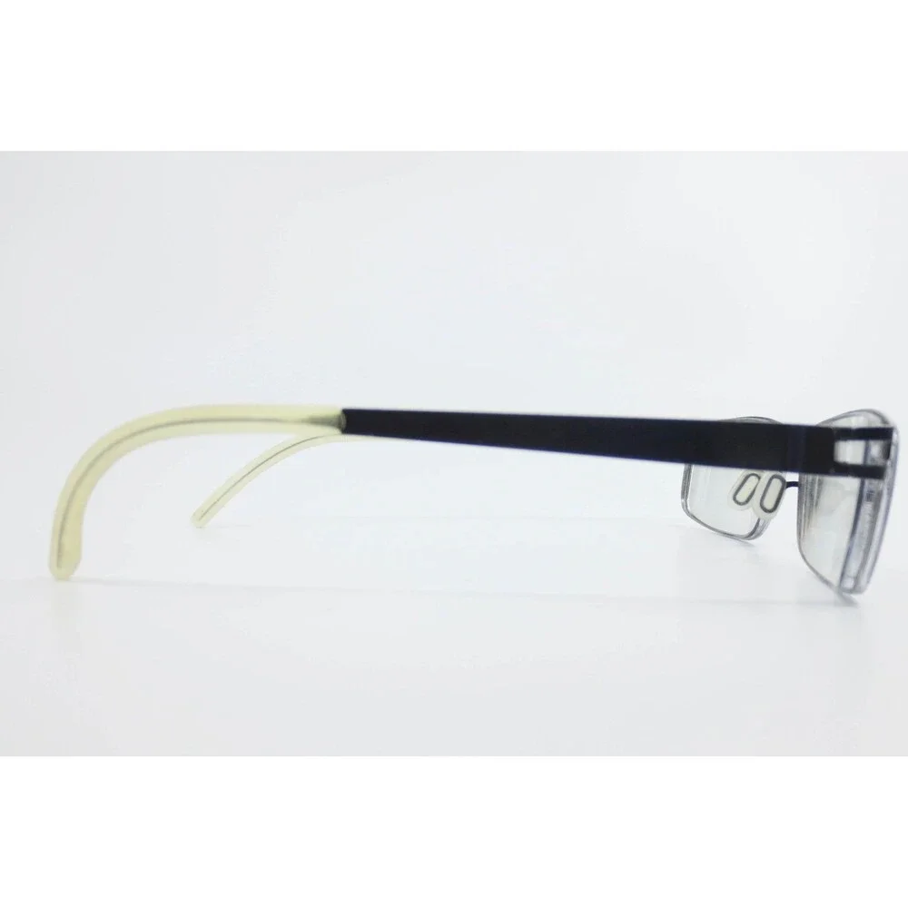 Mykita No1 Nigel Eyeglasses Col 277 Navy Blue Rectangular Metal Frames 52-17-140